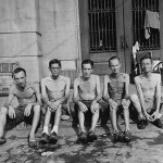 Men in Santo Tomas, 1945